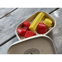 Kinetisch zand met 5 bouwvormen